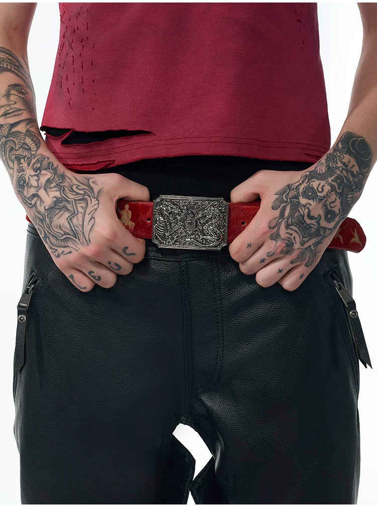 Kung Fu Silhouette Horsehair Belt