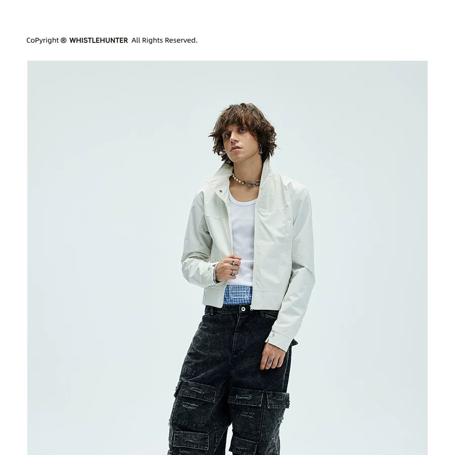 Short Detachable Hooded Waterproof Trench Coat
