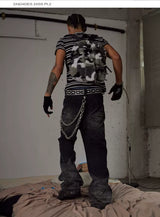 Slim Fit Striped Bad Mouse Tee