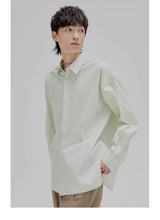Basic Embroidered Pima Cotton Blend Shirt