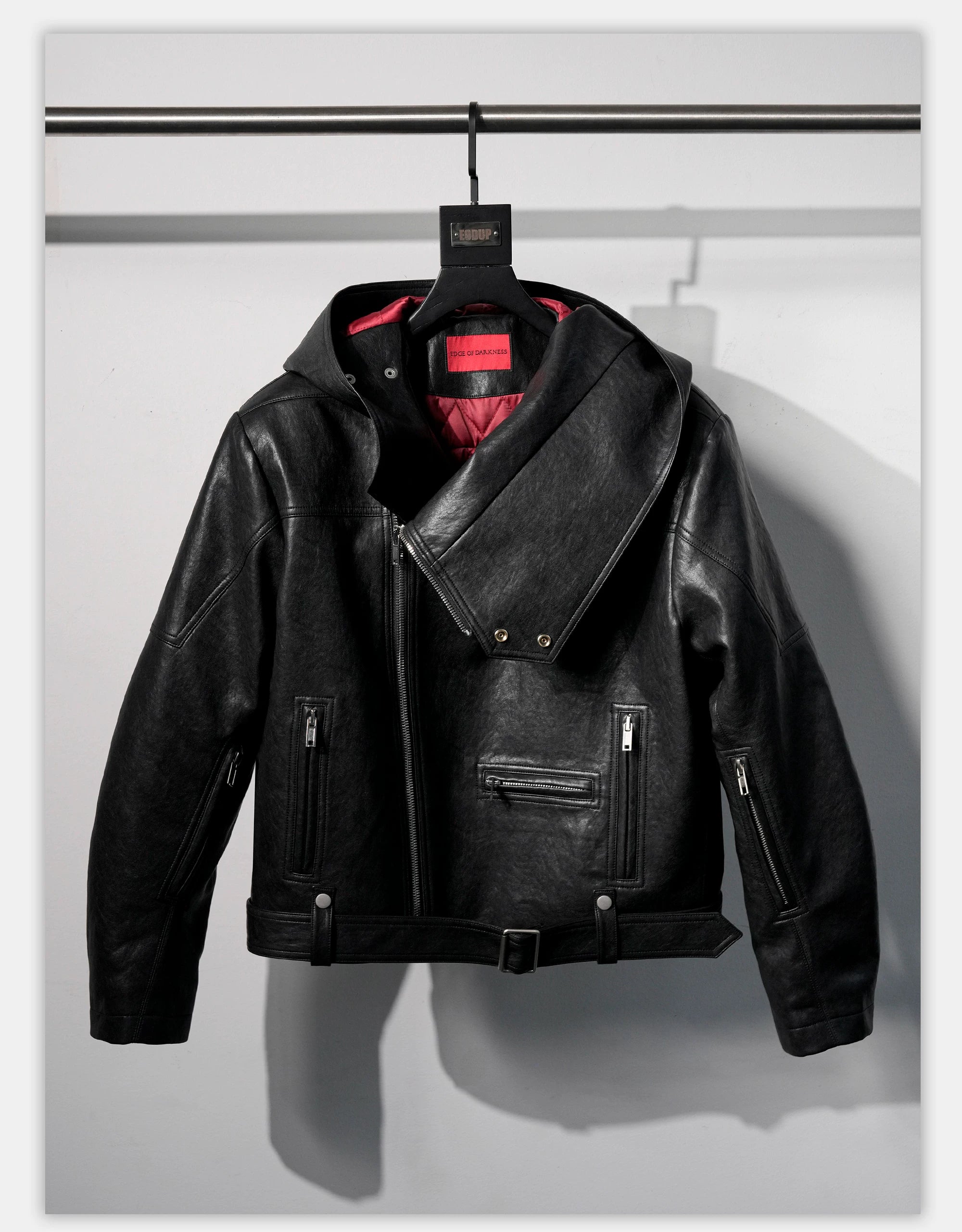 3M Collared Hooded Waxed Padded Jacket