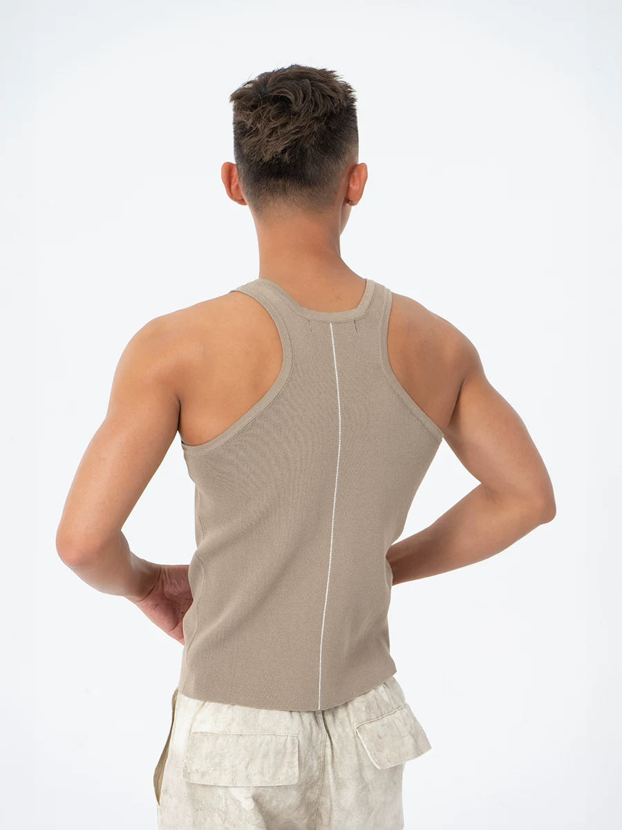 Men's Ribbed Sports Tank Tops