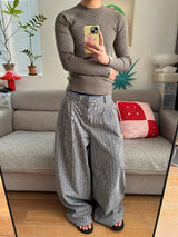 Lightweight Ribbed Knit Long Sleeve