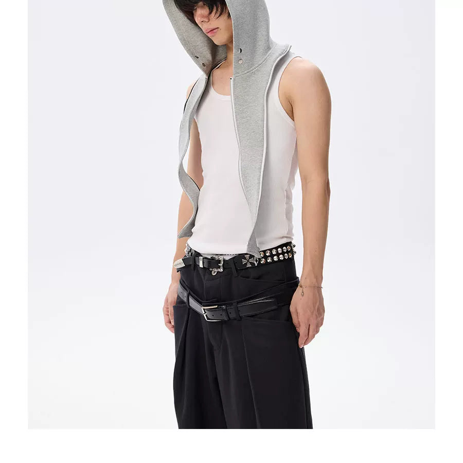 Two-In-One Short Detachable Hooded Puffer Jacket