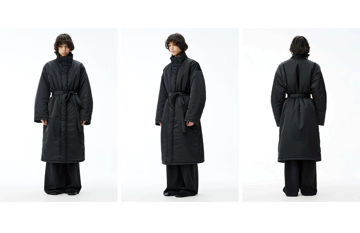 Waist-Cinched 3M Padded Parka