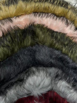 Ten-Color Removable Snap Fur Collar