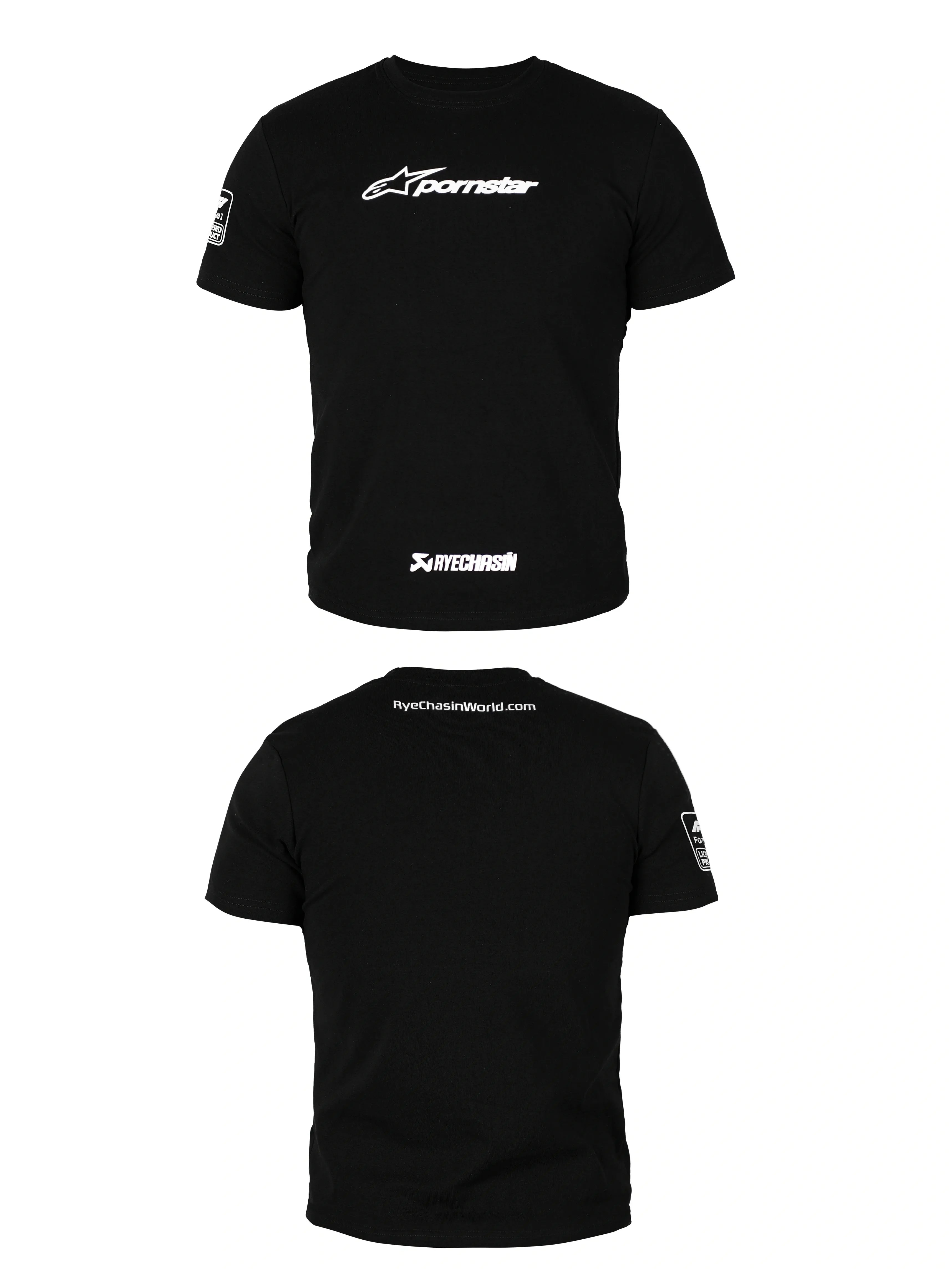Motorcycle Graphic Print Cotton Tee