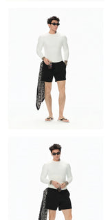 Soft Quick-Dry Fitted Long-Sleeve Top