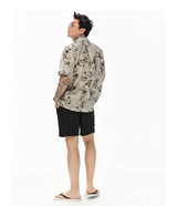 Muted Rose Silk Hawaiian Shirt