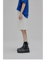 Tie Waist Straight Leg Knit Pants