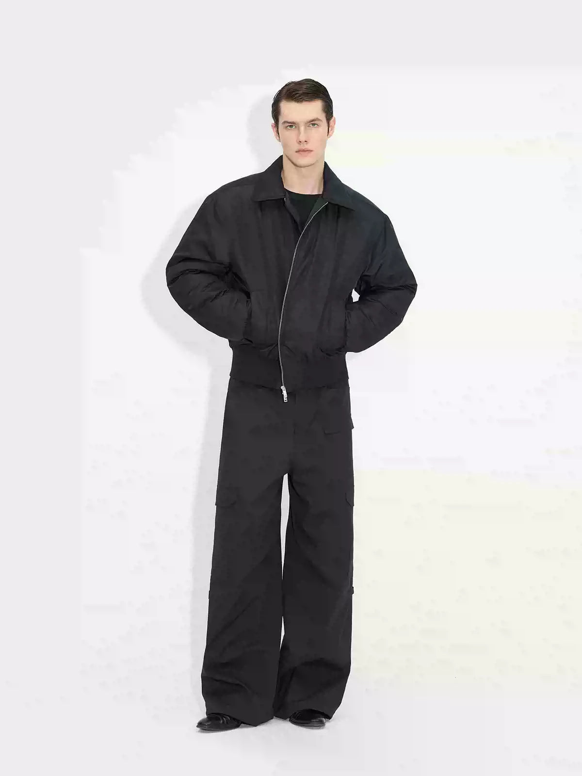 Loose Slim Lapel Collar Cotton Coat