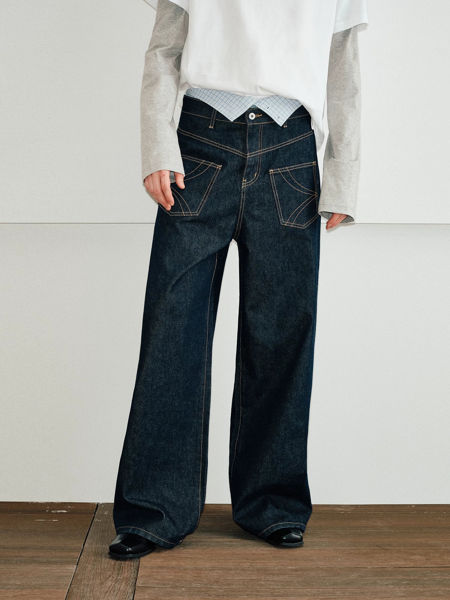 Men's Reversible Baggy Pocket Jeans