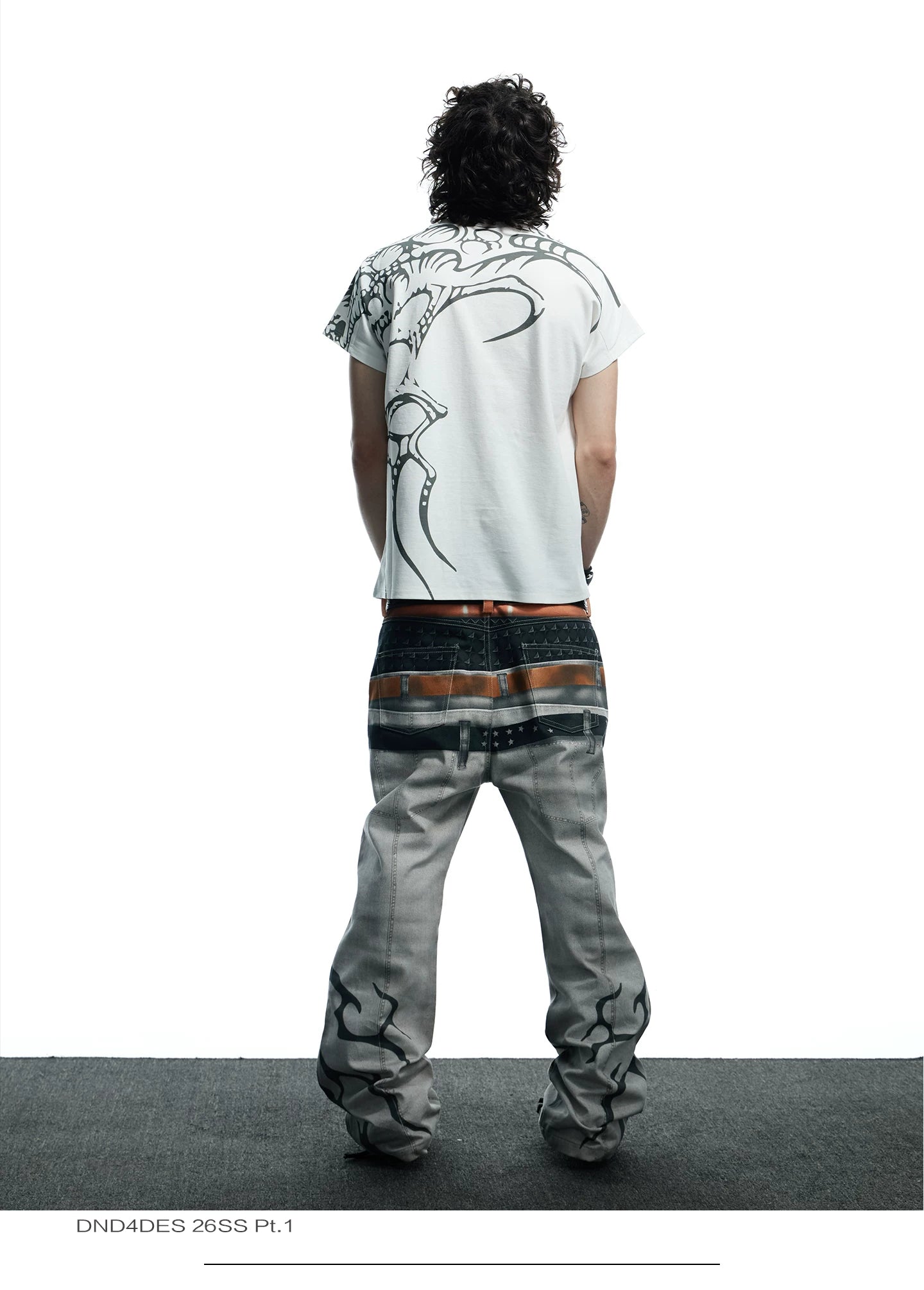 Dark Wing Print Short Sleeve Tee