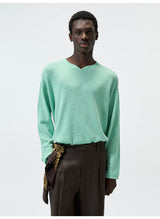 Linen Cotton Loose Long Sleeve Tee