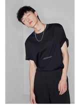 Double-sided Color-block Printed Pima Cotton Tee