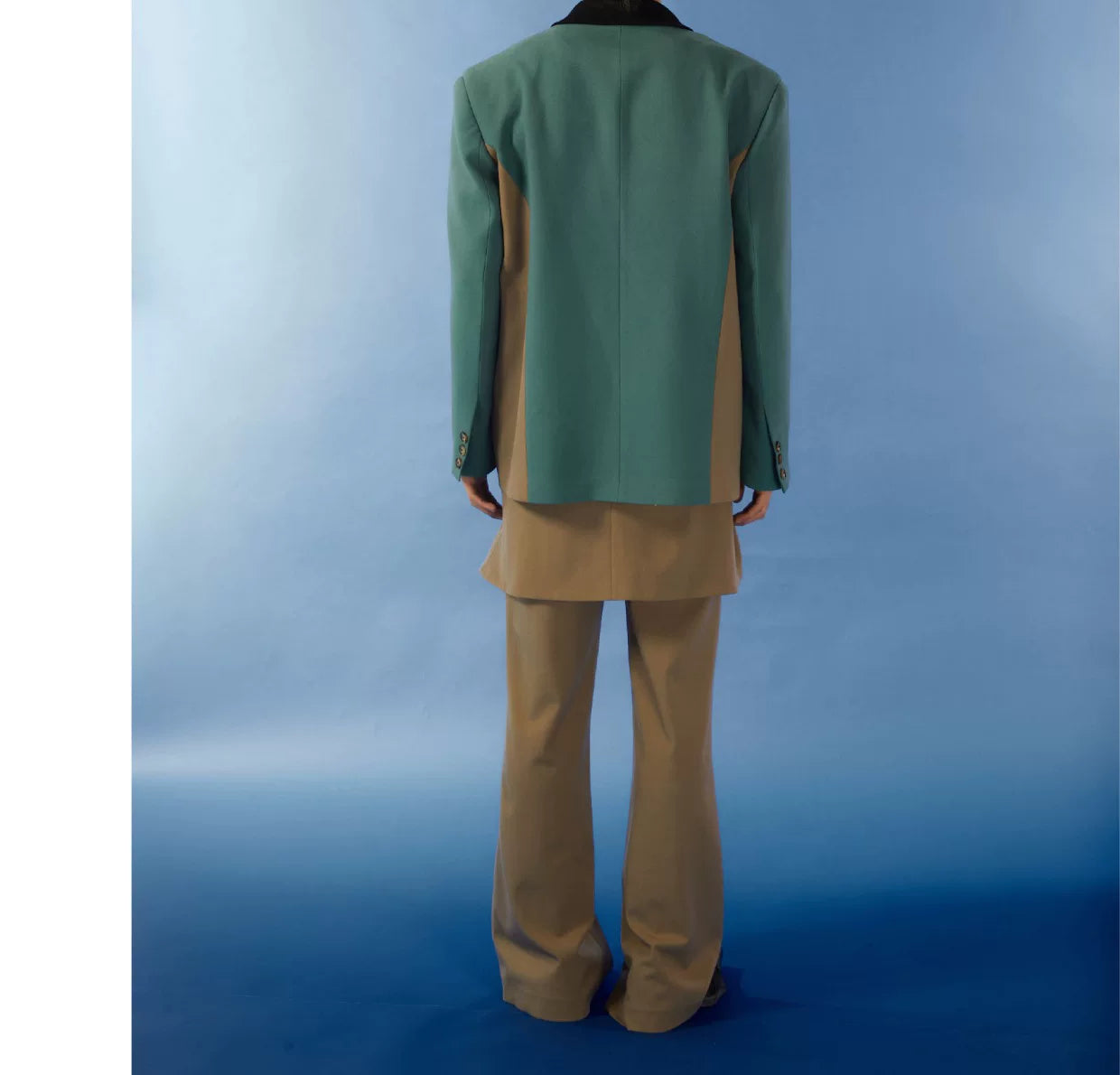Pleated Belted Punk Retro Flared Pants