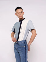 Men's Loose Half High Collar Tee