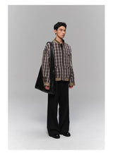 Reversible Plaid Lined Cotton Harrington Jacket