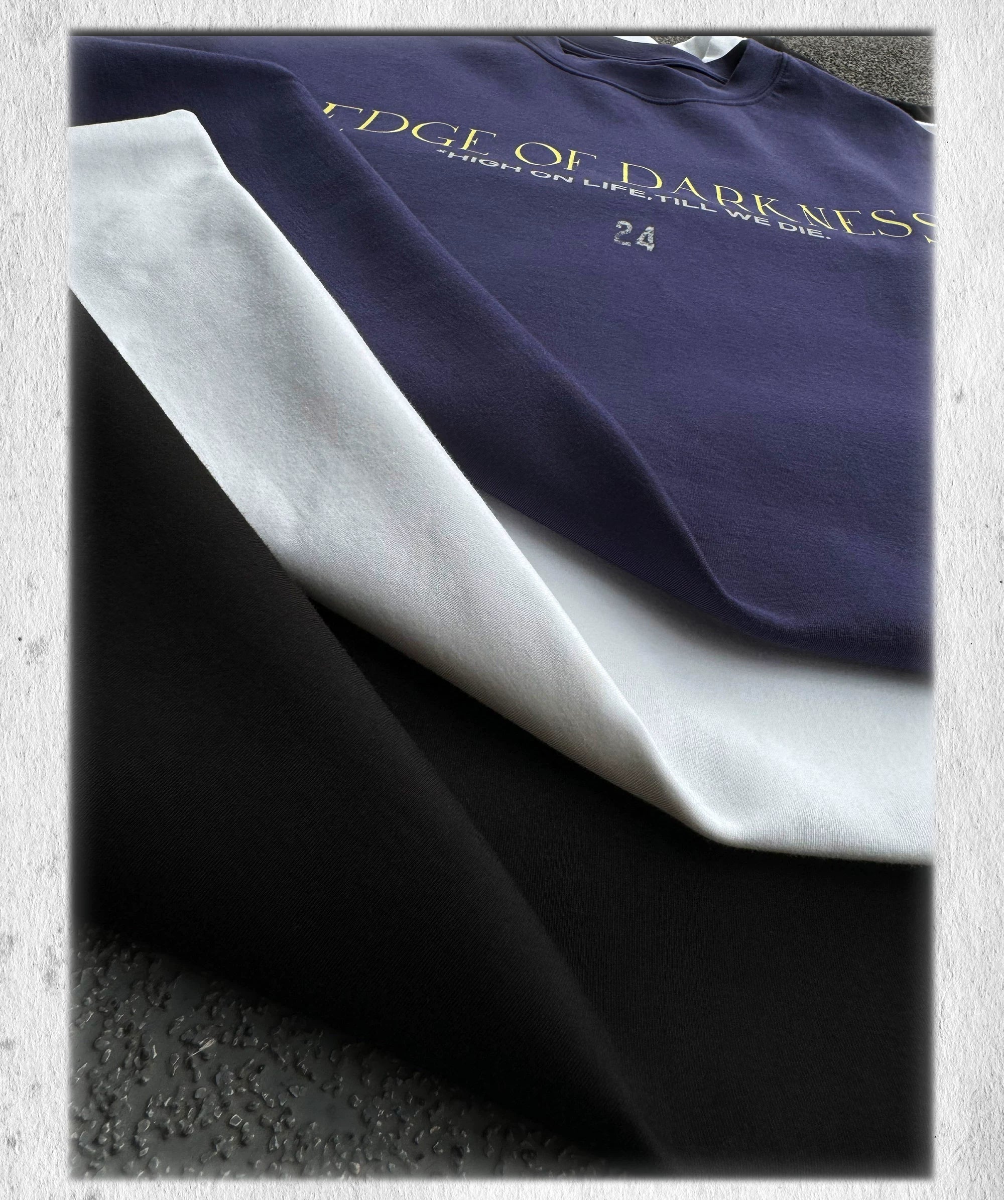 Men's Solid Loose Heavy Cotton Tees