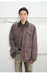16oz Men's Faux Snake Work Jacket