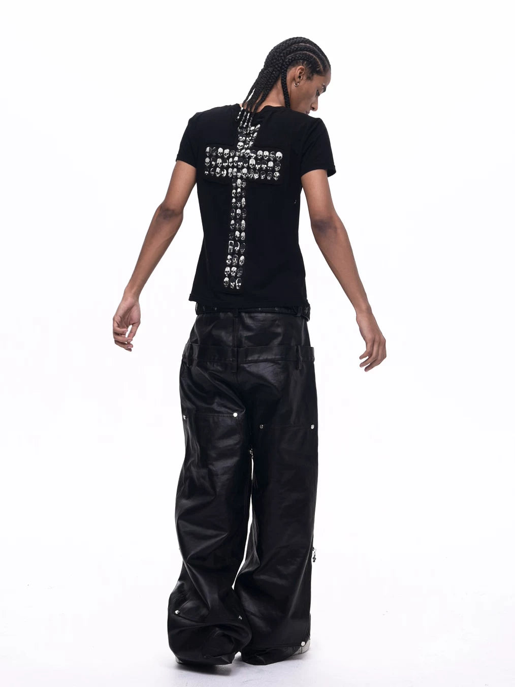 Men's Black Skull Cross Tee