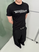 Structured Lightweight Printed Short Sleeve Tees