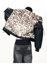 Men's Winter Fur Patchwork Padded Coat