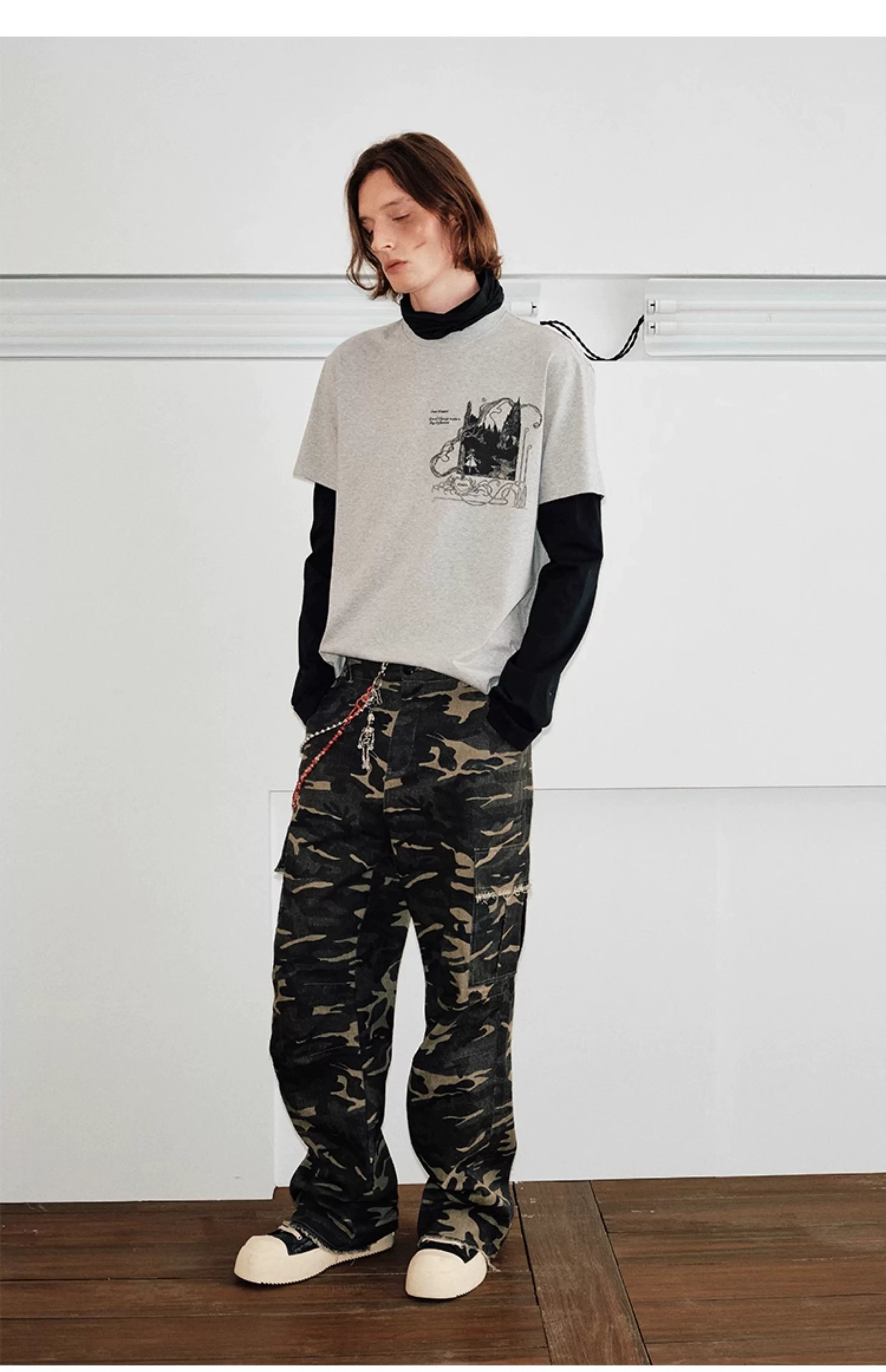 Loose Camouflage Cargo Pants