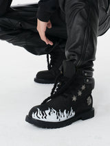 Men's Flame Full Grain Martin Boots