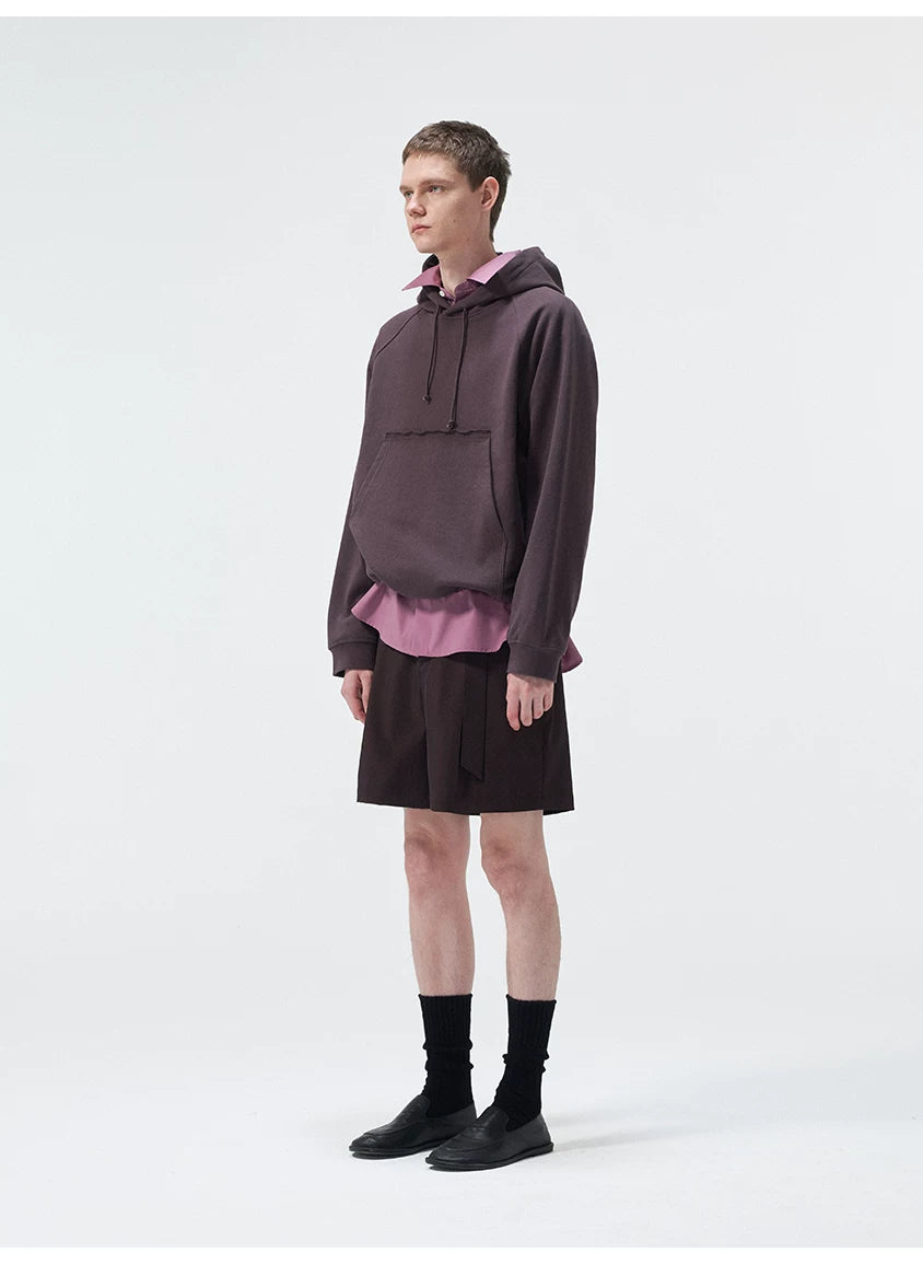 Cotton Terry Kangaroo Pocket Hoodie