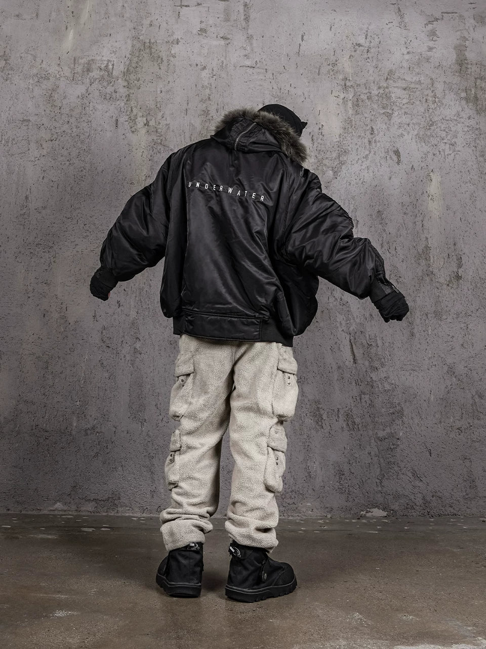 N-2B Nylon Raccoon Fur Flight Jacket