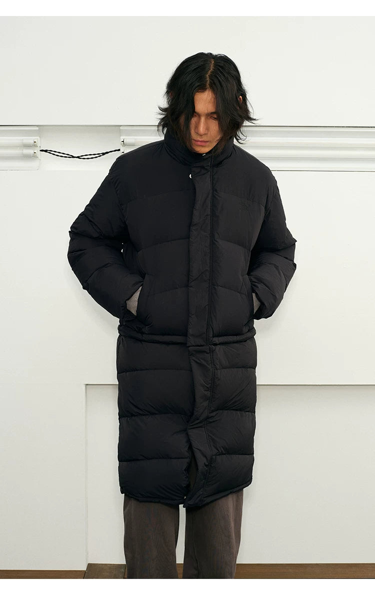 Versatile 90% Down Detachable Waterproof Jacket