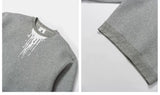 Spilled Milk Print Vintage Hoodie