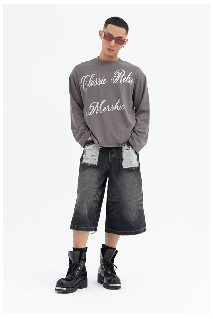 Men's Glitter Long Sleeve Sun Tee