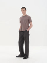 Chest Pocket Silk Cotton Tees