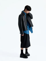Short Zip Sheepskin Jacket