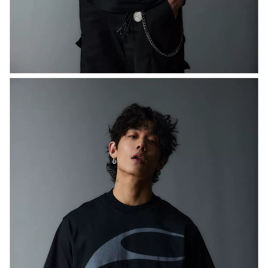 Short-Sleeve Three-Color Cotton Graphic T-shirts
