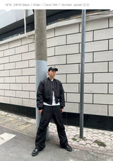 Black Khaki Camo MA1 Bomber Jacket