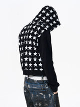 Men's Star Printed Hooded Jacket