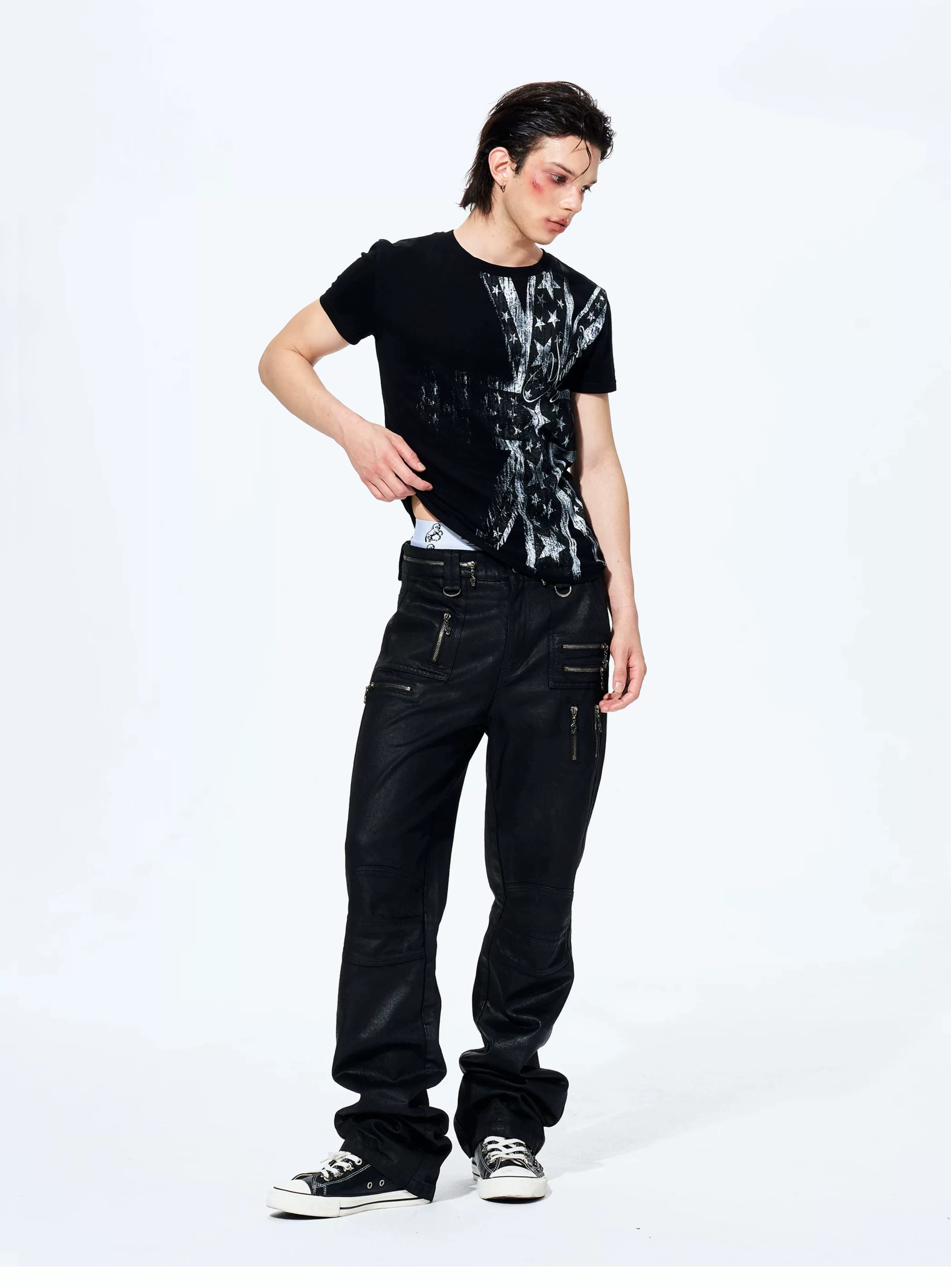 Men's Union Jack Print Tees