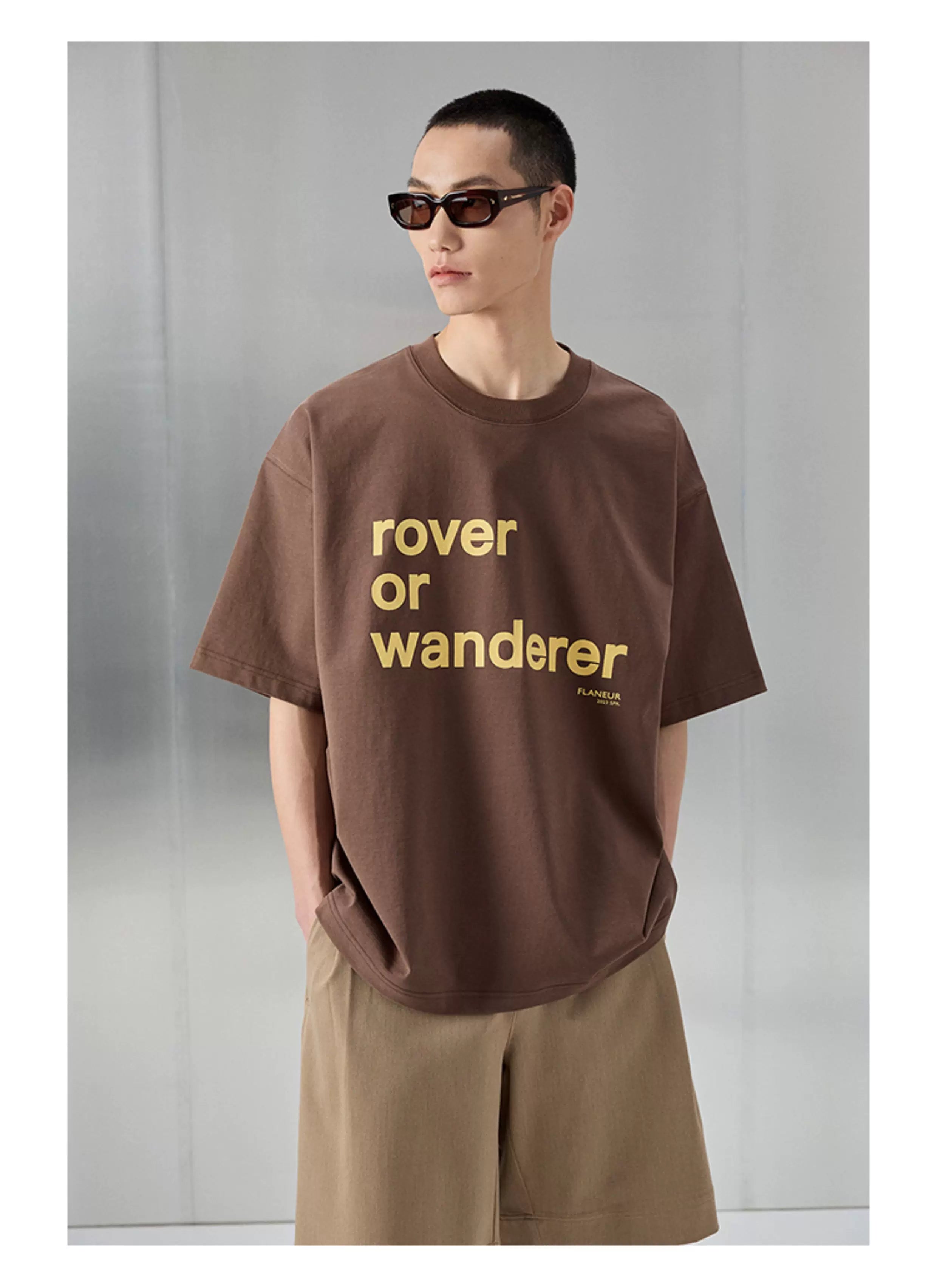 Foam Print Loose Tees