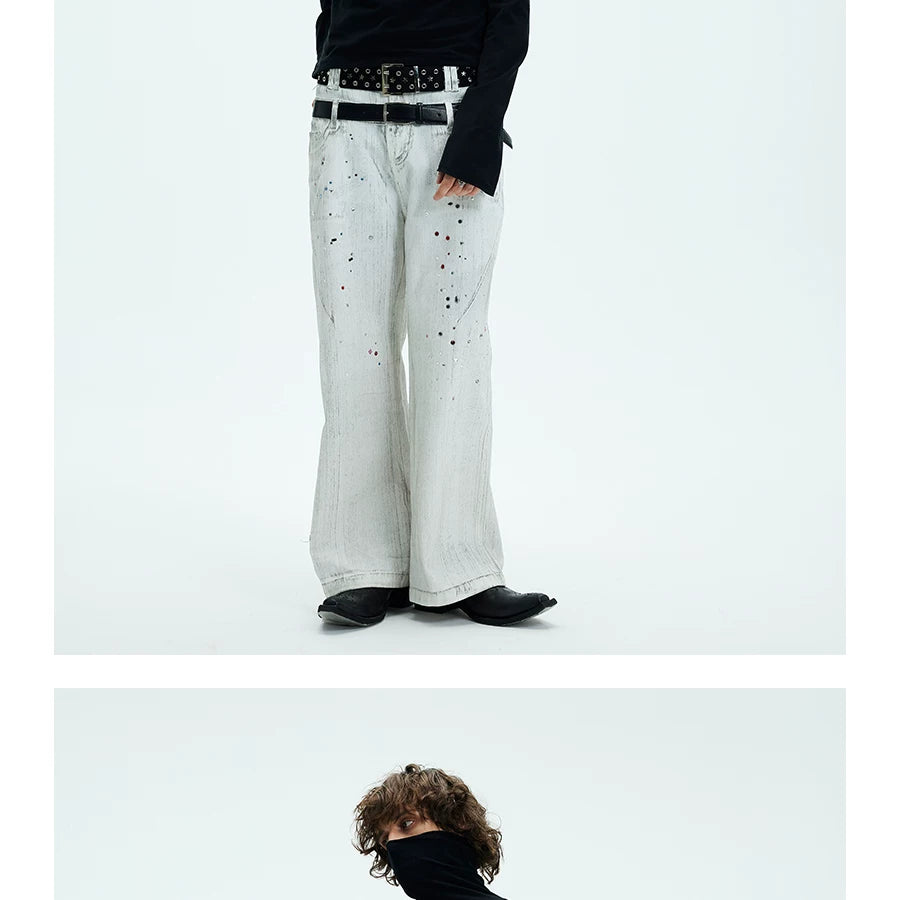 Two-color Fitted Long-sleeve Turtleneck Tee