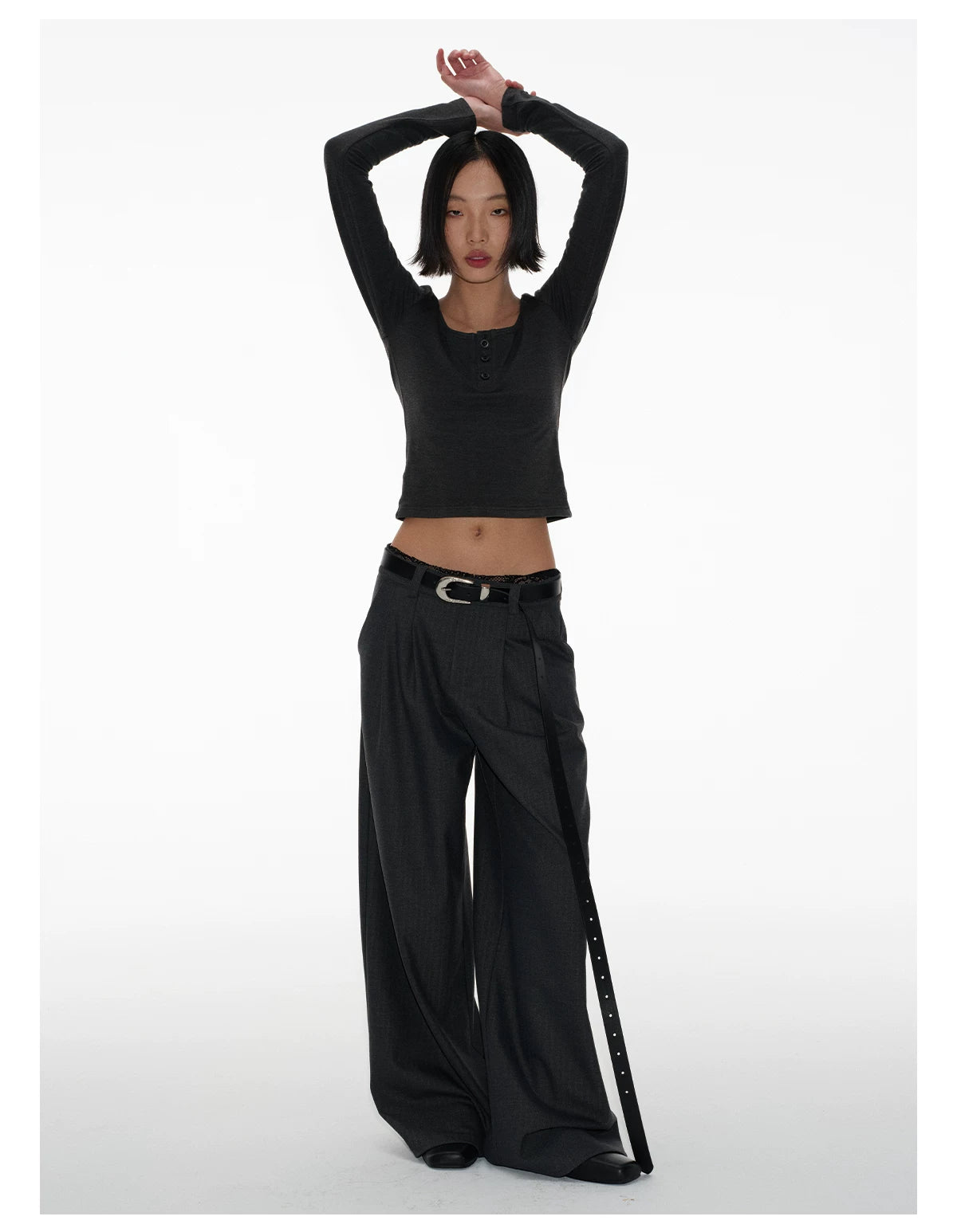 Women's Soft Long Sleeve Henley Tops