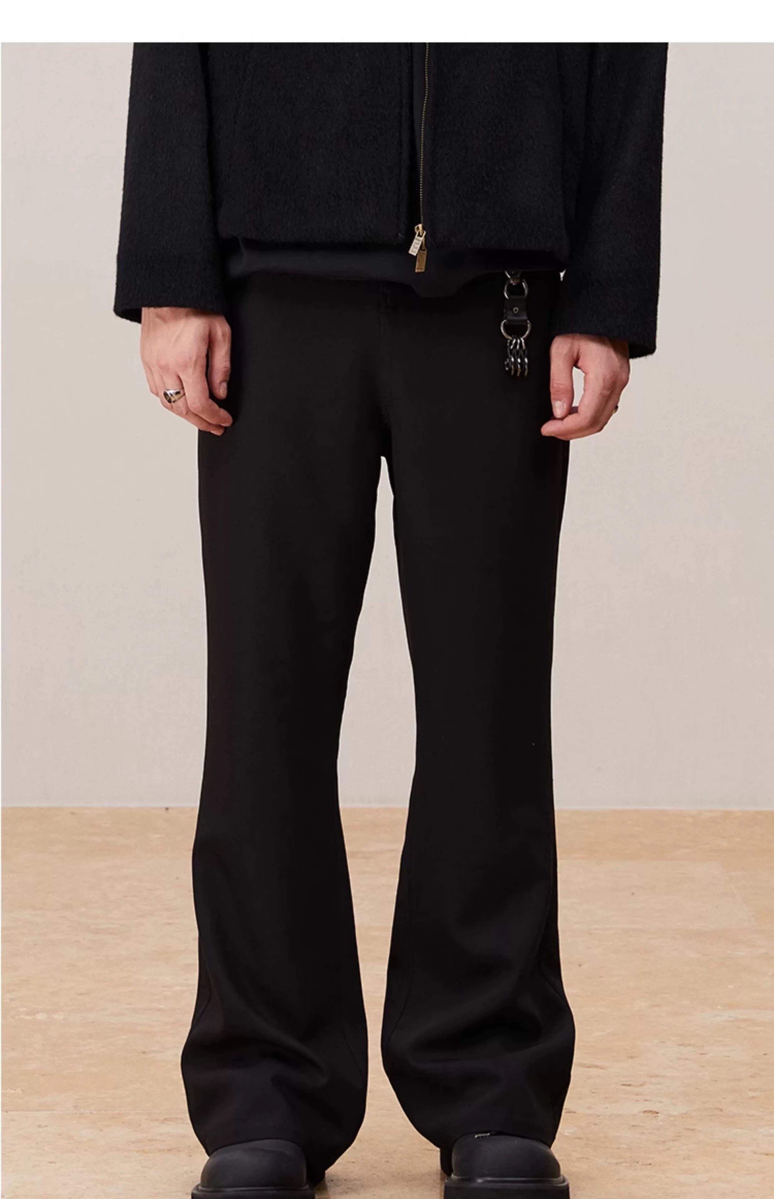 Men's Flare Slim Casual Suit Pants