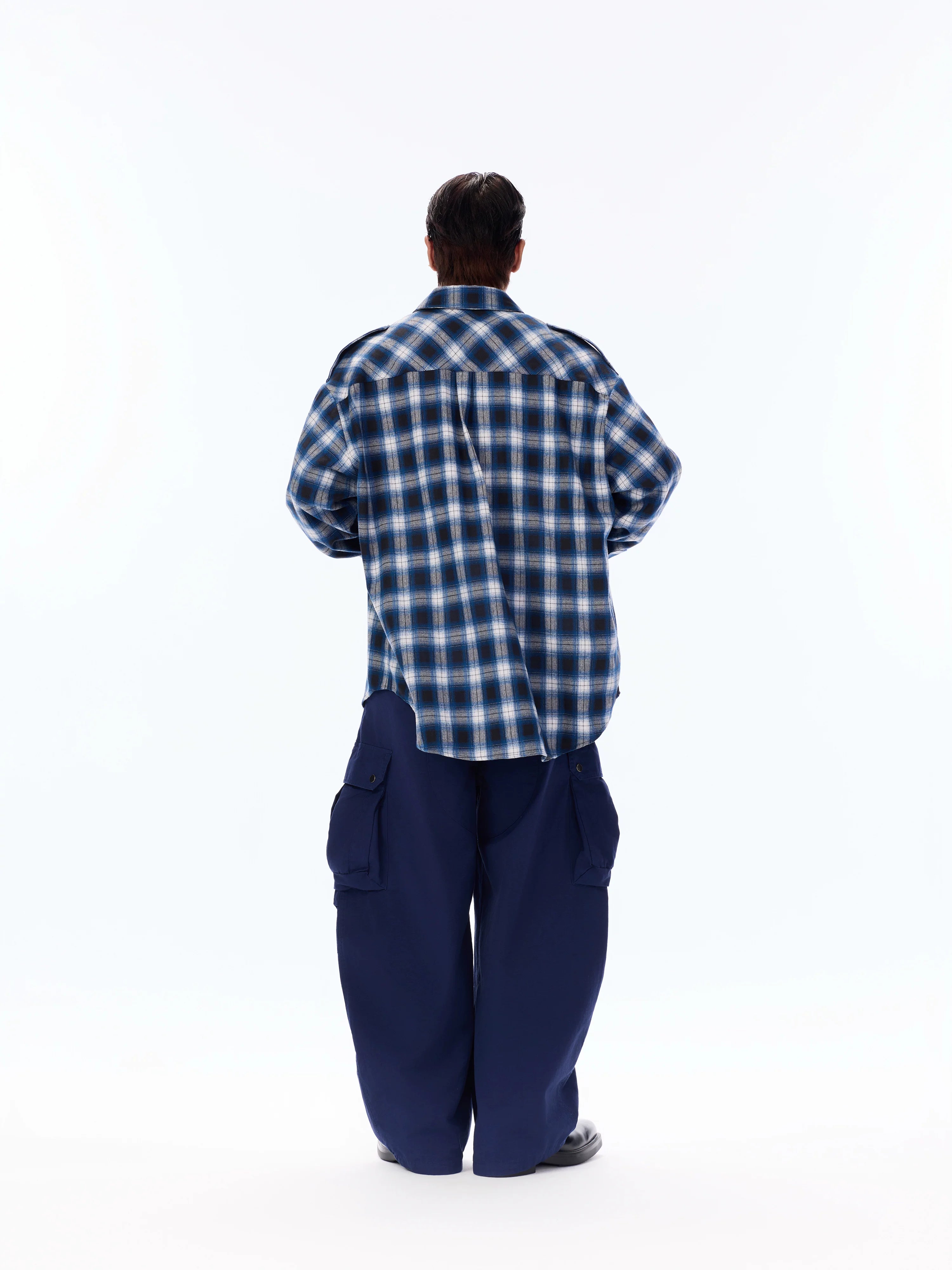 Brushed Workwear Plaid Shirt