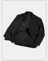Structured Wool Blazer with Slits