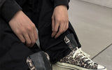 Leopard Print 1970s Long Tongue Sneakers