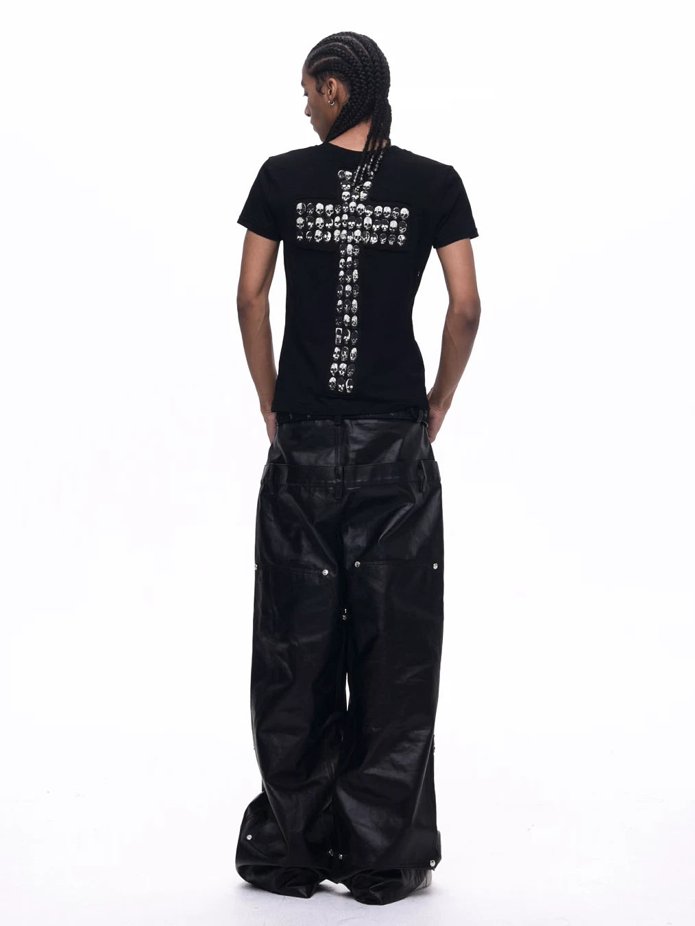 Men's Black Skull Cross Tee