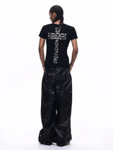 Men's Black Skull Cross Tee