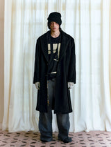 Padded Long 70% Australian Wool Coat